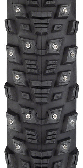 45NRTH Kahva Tire - 27.5 x 2.1, Tubeless, Folding, Black, 60tpi, 240 Concave Carbide Studs