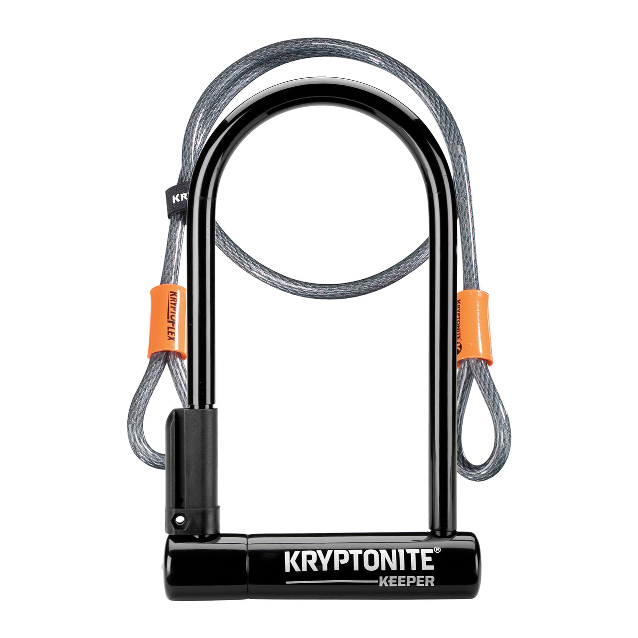 Kryptonite Keeper 12 Standard Lock, 4x8" w/ 4' Cable
