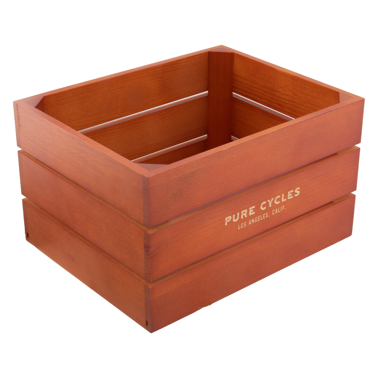 Pure Cycles Wooden City Crate Basket