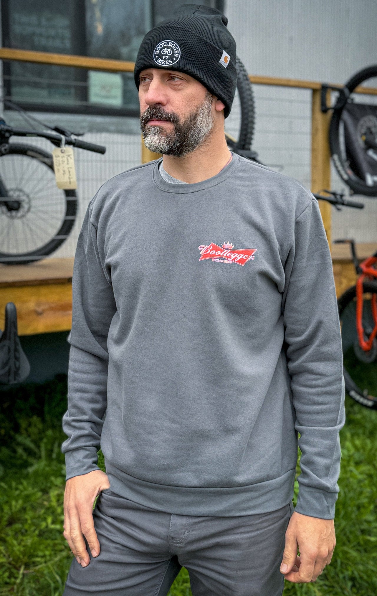 Bootlegger Bikes "King Of Bikes" Crew Sweatshirt