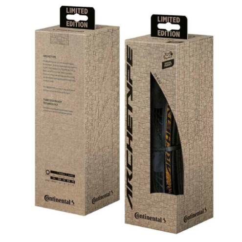 Continental Archetype Tire - 700 x 30, Tubeless, Folding, Black/Tour de France Limited Edition, BlackChili, ACT, Lazer Grip