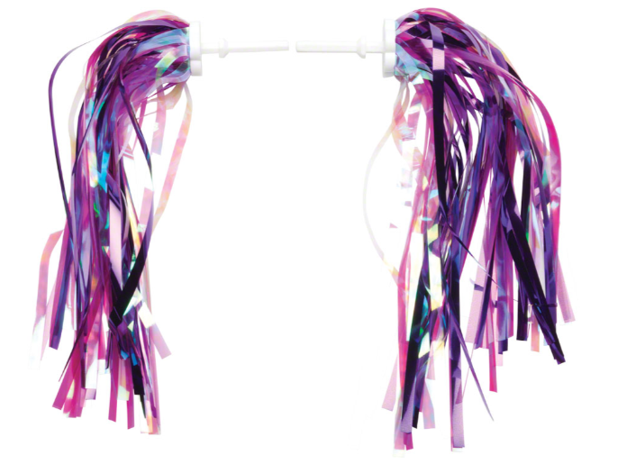 Dimension Kid's Bike Streamers: Pink/Purple