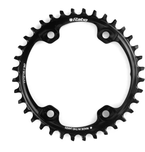 Ratio 4 Bolt 110 BCD Chainring for Shimano GRX