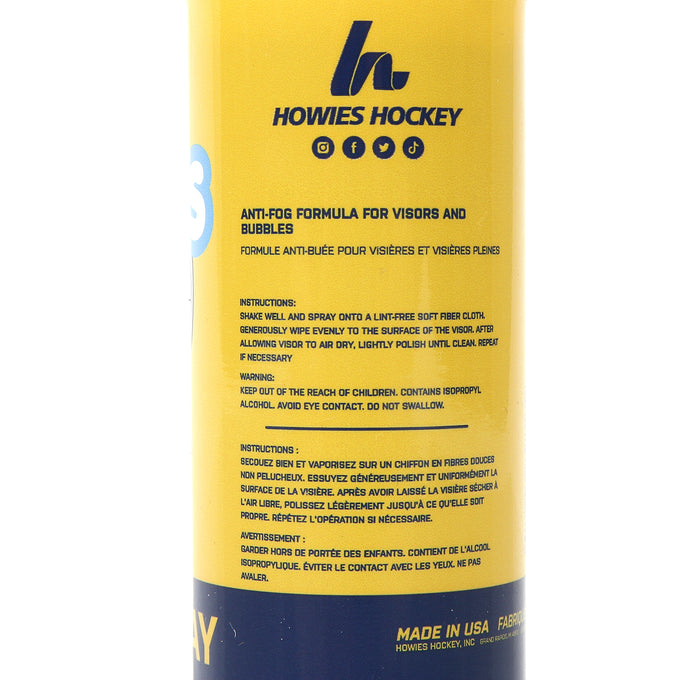 Howie's Anti-Fog Visor Spray - 4 oz.