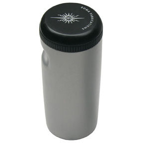 Soma Stash Bottle, Silver/Black - Large