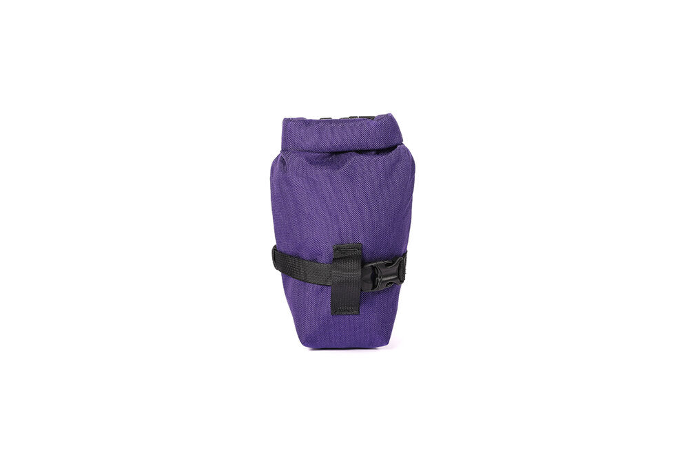 Outer Shell Rolltop Saddlebag - purple