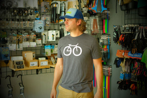 Bootlegger Bikes "Bicycle" Classic Unisex T-Shirt - Gray