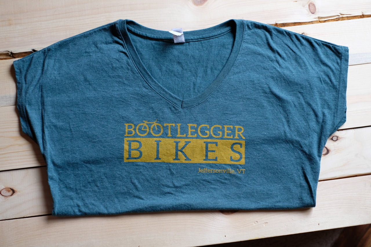 Bootlegger Bikes Classic Jeffersonville Ladies T-Shirt