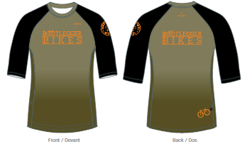 Bootlegger Bikes Sombrio 3/4 Sleeve MTB Jersey