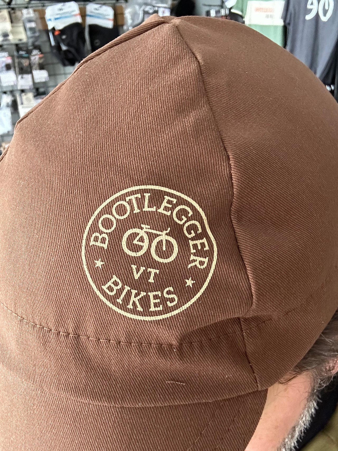 Bootlegger Bikes Cycling Cap - Nutmeg Brown