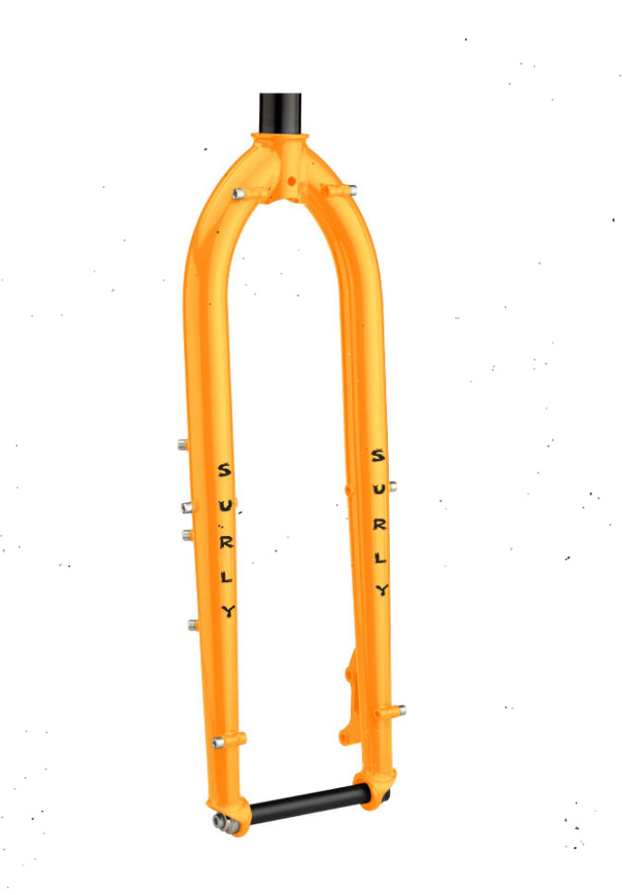 Surly Karate Monkey Toxic Tangerine Fork