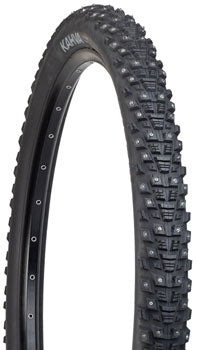 45NRTH Kahva Tire - 27.5 x 2.1, Tubeless, Folding, Black, 60tpi, 240 Concave Carbide Studs